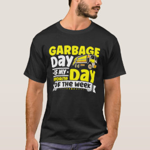 Camiseta Recriação de Roupa de caminhão de lixo para Toddle
