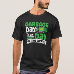 Camiseta Recriação de Roupa de caminhão de lixo para Toddle