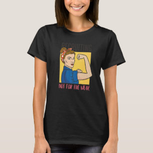 Camiseta Recrutamento Não para o poderoso recruta feminino