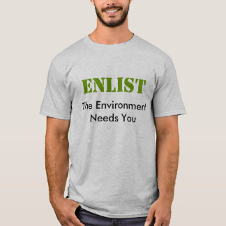 Camiseta Recrute - o ambiente precisa-o t-shirt
