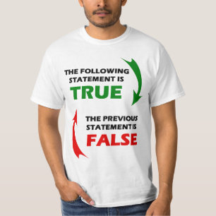 Camiseta Rectifique e declarações falsas