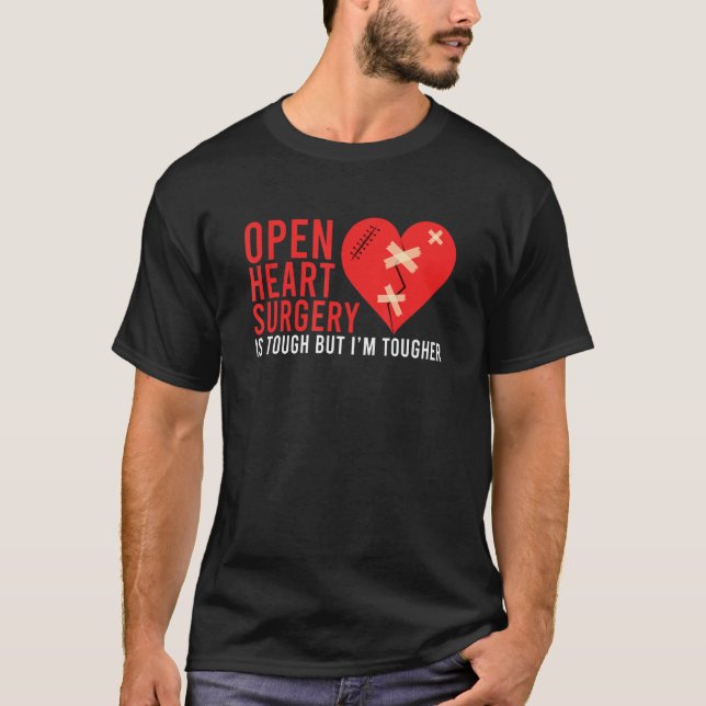 Camiseta Recuperação de Cirurgia Cardíaca Aberta em Surge (Frente)