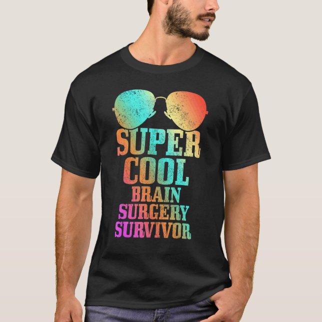 Camiseta Recuperação de Cirurgia Cerebral Em Breve 1 (Frente)