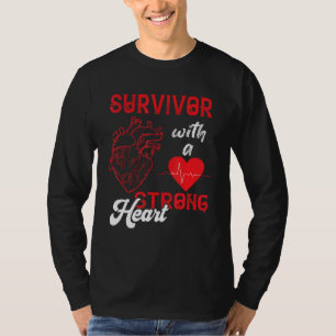Camiseta Recuperação de cirurgia de bypass cardíaco de cora