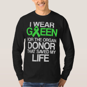 Camiseta Recuperação de Cirurgia de Doadores de Transplante
