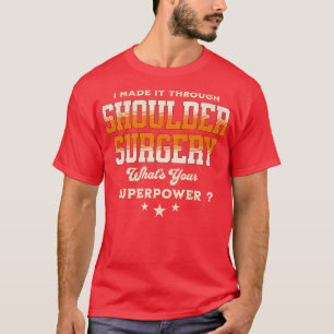 Camiseta recuperação de cirurgia no ombro