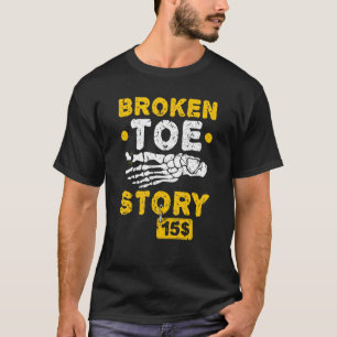 Camiseta Recuperação de Fratura de Toe de História de Toe Q