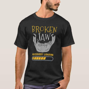 Camiseta Recuperação de Jaw quebrada carregando Jawbone des
