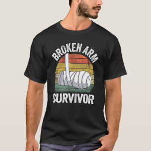 Camiseta Recuperação de Sobrevivência de Braço Quebrado Mão