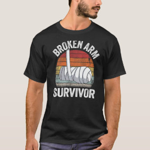 Camiseta Recuperação de Sobrevivência de Braço Quebrado Mão