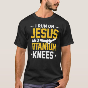 Camiseta Recuperação de substituição do joelho de titâ