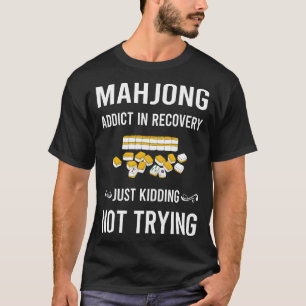 Camiseta Recuperação Mahjong Majong Mah Jong Mah Jongg