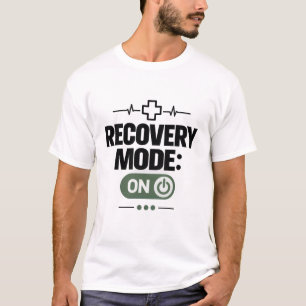 Camiseta Recuperação "MODO DE RECUPERAÇÃO: ATIVADO" Humor d