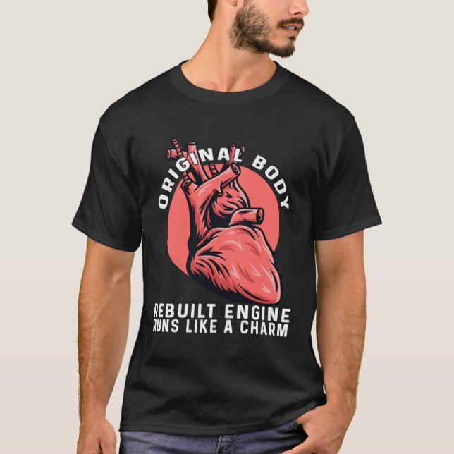Camiseta Recuperação Obter Cirurgia De Ignoramento Cardíaco (Frente)
