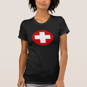 Camiseta Recuperação suíça Roundell da emergência da c