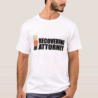 Camiseta "Recuperando roupa do advogado" para mulheres