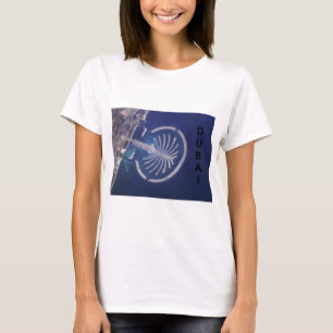 Camiseta Recurso árabe da Palma-Ilha de Dubai dos emirados