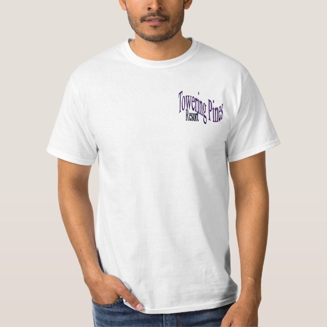Camiseta Recurso elevado dos pinhos com GPS & da terra (Frente)