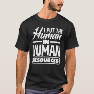 Camiseta Recursos Humanos Departamento de RH Gerente de RH 