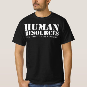 Camiseta Recursos humanos - esta vez é pessoal