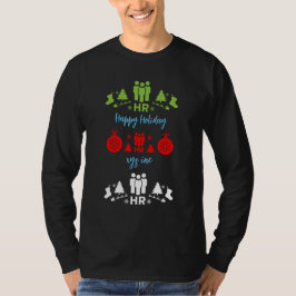 Camiseta Recursos Humanos Papais noeis Feios Presentes Xmas