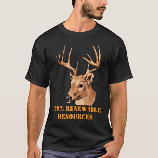 Camiseta Recursos renováveis de 100% (Frente)