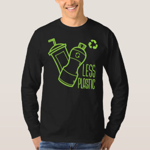 Camiseta Recycl de sustentabilidade ambiental do reciclar