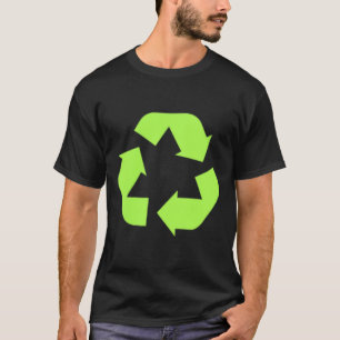 Camiseta Recycl de sustentabilidade ambiental do reciclar