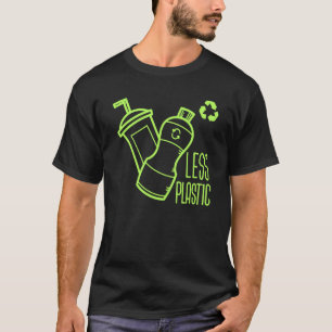 Camiseta Recycl de sustentabilidade ambiental do reciclar
