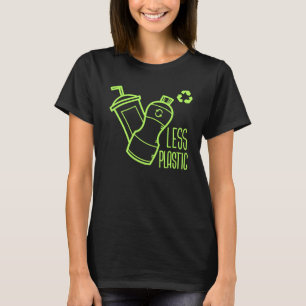 Camiseta Recycl de sustentabilidade ambiental do reciclar