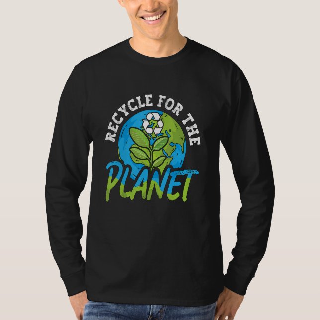 Camiseta Recycle For The Planet Loves Mother Nature Climate (Frente)