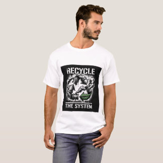 Camiseta Recycle the System | Bold Graphic Design | Men's