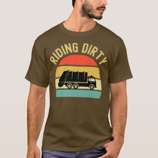 Camiseta Recycling Garbage Truck Riding Dirty Sunset Toddle