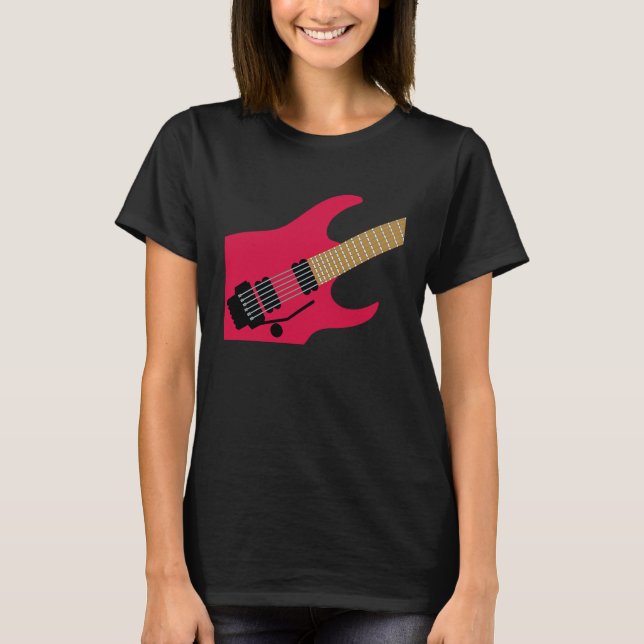 Camiseta Red Air Guitar Player Joke Air Guitarist Musicians (Frente)