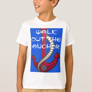 Camiseta Red Anchor Art Impressão