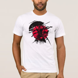 Camiseta red and black samurai