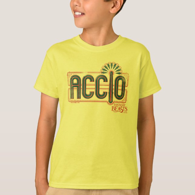 Camiseta Red Art Deco ACCIO™ Spell Graphic (Frente)