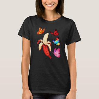 Camiseta Red Banana and Butterflies