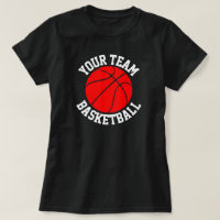 Red Basbol Team, Player & Jersey Number Tshirt