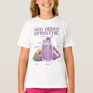 Camiseta Red Berry Smoothie Vibes