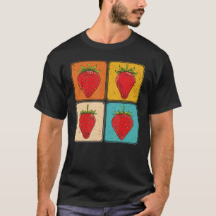 Camiseta Red Berry Summer Fruta Berry Comida Strawberry