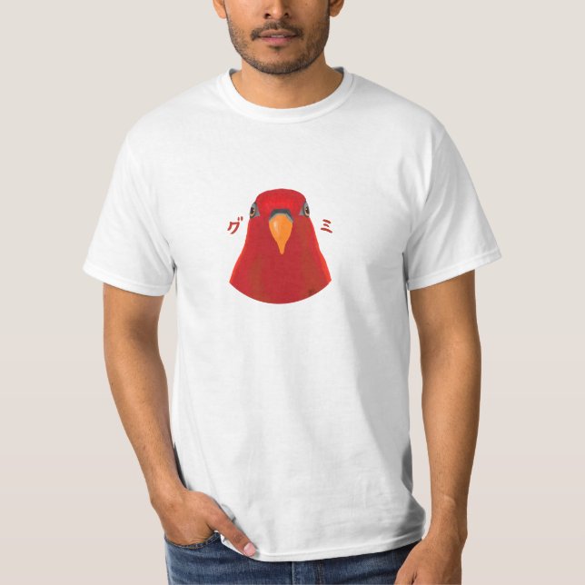 Camiseta Red birb "GUMI" (Frente)