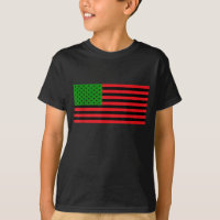 Red Black Green Pan African American Flag - Junete