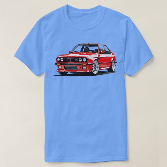Camiseta Red Bmw M3 E30 (Frente do Design)