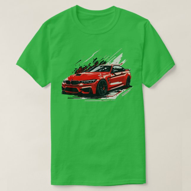Camiseta Red BMW M4 (Frente do Design)