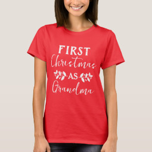Camiseta Red Buffalo Primeiro Natal como Mãe Natal
