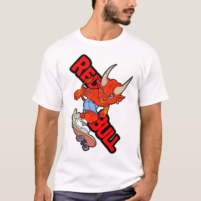Camiseta Red Bull Skateboard (Frente)