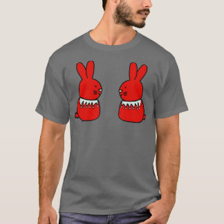 Camiseta Red Bunny Rabbit Duo