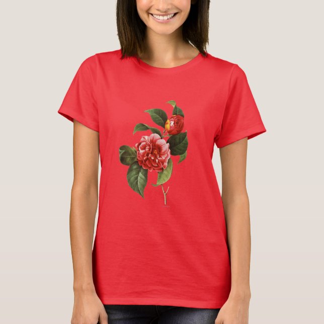 Camiseta Red Camellia, 1833 (Frente)