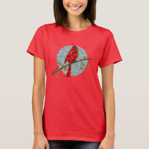 Camiseta Red Cardinal, a ave do Natal